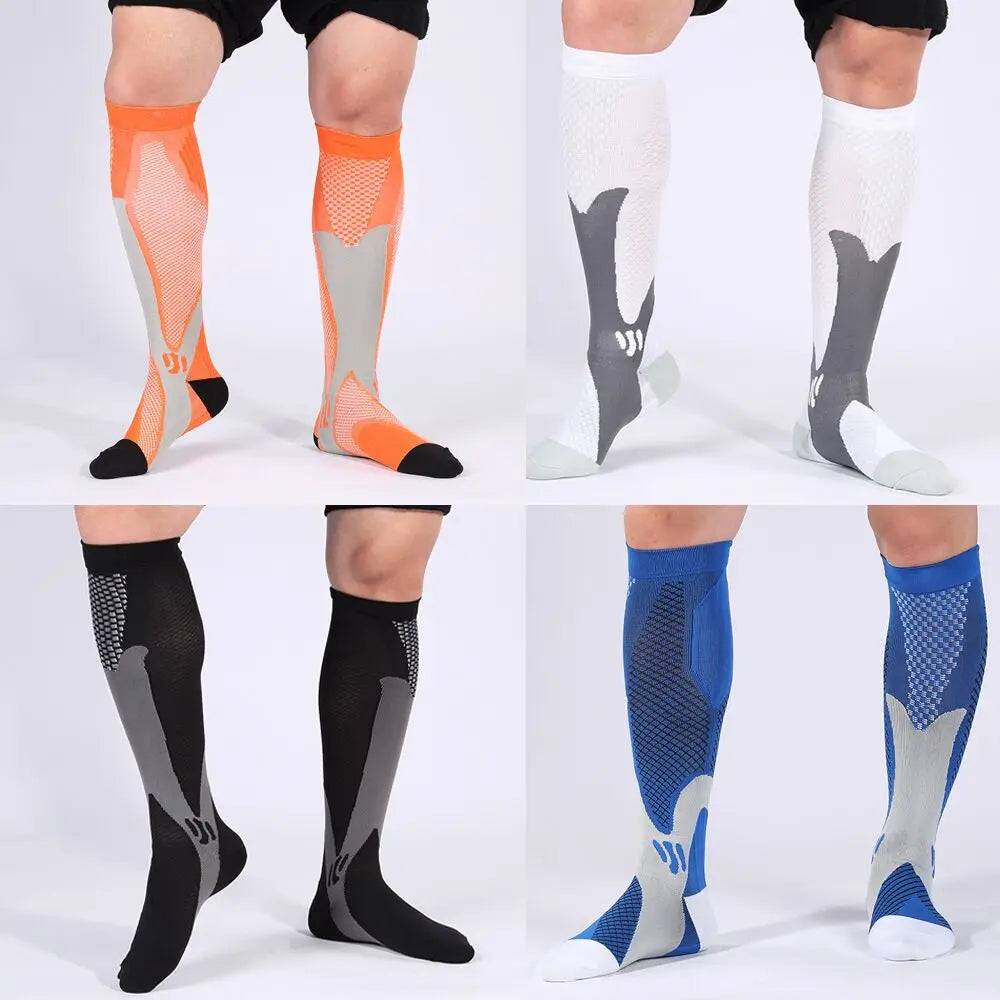 Compression Socks Medical Varicose Veins Nylon Medical Nursing Stockings Fit For Sports Black compression Socks For Anti Fatigue