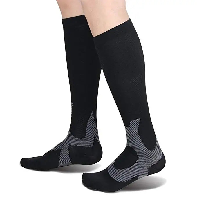 Compression Socks Medical Varicose Veins Nylon Medical Nursing Stockings Fit For Sports Black compression Socks For Anti Fatigue