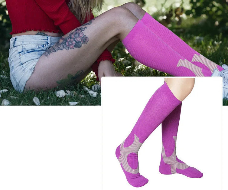 Compression Socks Medical Varicose Veins Nylon Medical Nursing Stockings Fit For Sports Black compression Socks For Anti Fatigue