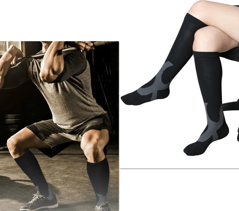 Compression Socks Medical Varicose Veins Nylon Medical Nursing Stockings Fit For Sports Black compression Socks For Anti Fatigue