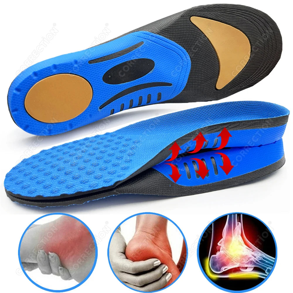 Best Orthotic Gel Insoles Orthopedic Flat Foot Health Sole Pad For Shoes Insert Arch Support Pad For Plantar fasciitis Unisex