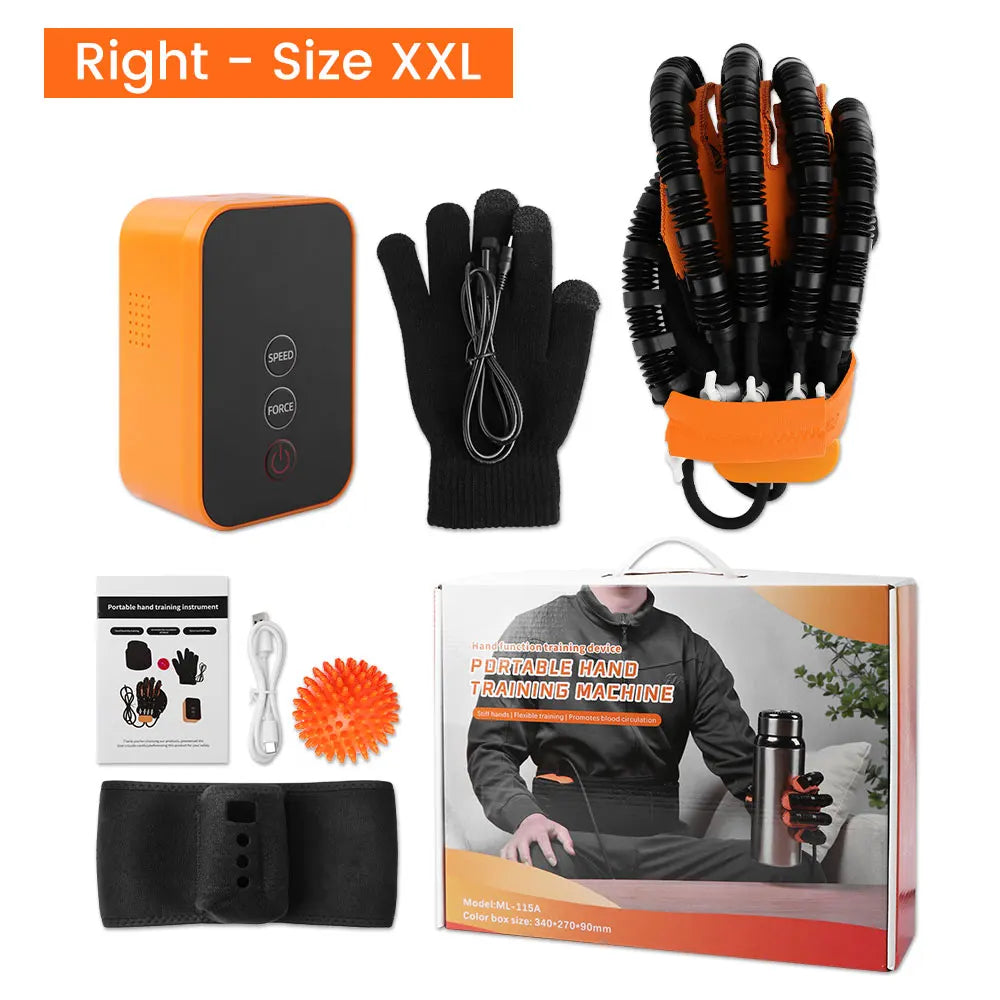 Protable Rehabilitation Robot Gloves Stroke Hemiplegia Cerebral Infarction Training Device Finger Exerciser Hand Function Recove