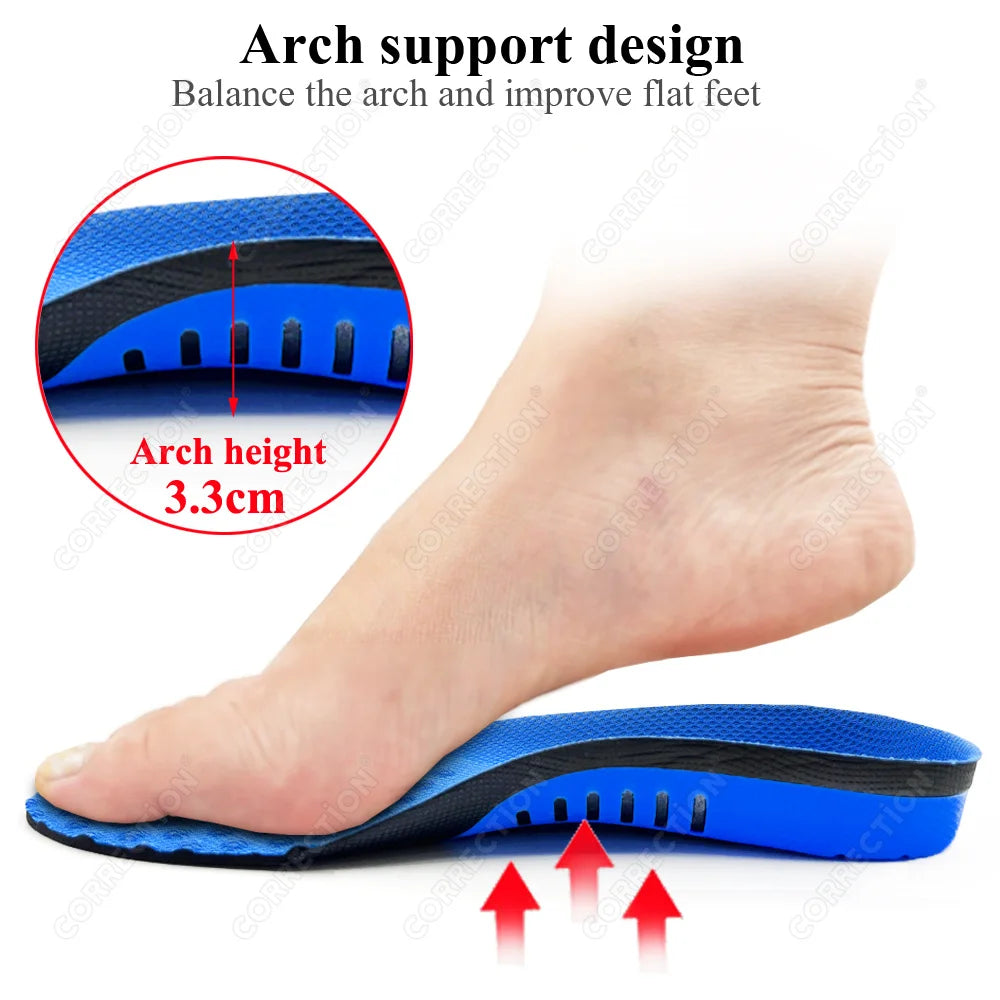 Best Orthotic Gel Insoles Orthopedic Flat Foot Health Sole Pad For Shoes Insert Arch Support Pad For Plantar fasciitis Unisex