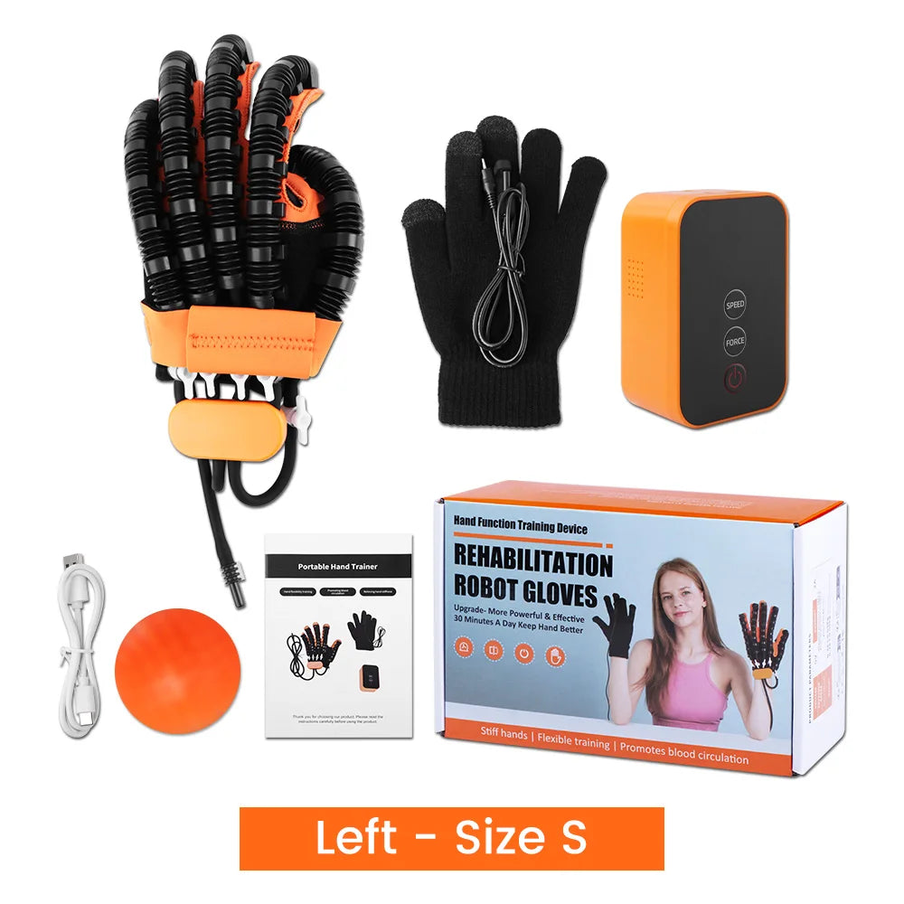 Protable Rehabilitation Robot Gloves Stroke Hemiplegia Cerebral Infarction Training Device Finger Exerciser Hand Function Recove