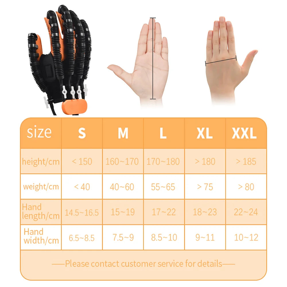 Protable Rehabilitation Robot Gloves Stroke Hemiplegia Cerebral Infarction Training Device Finger Exerciser Hand Function Recove