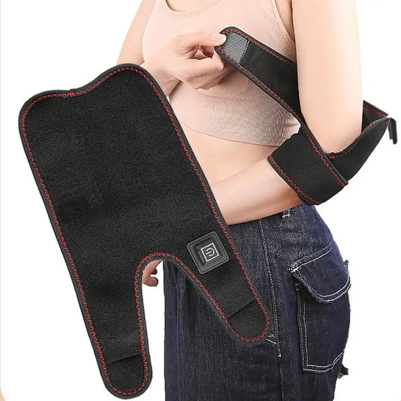 Elbow Heating Pad Wrap Portable Moist Heat Elbow Sleeve Heated Brace USB Fast Heating Electric 3 Heat Levels Pad For Tennis