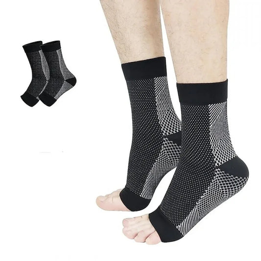 1pairs Neuropathy Socks for Women/Men Ankle Brace Socks/Tendonitis Compression Socks For Pain Relief Plantar for Ankle Swelling